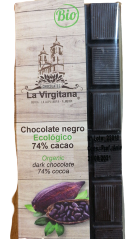 CHOCOLATE NEGRO 74% S/A