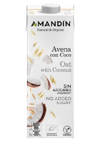 BEBIDA AVENA COCO 1 LITRO