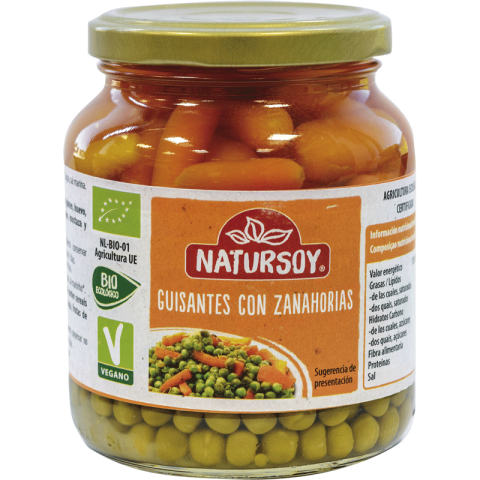 GUISANTES Y ZANAHORIA 350 GR