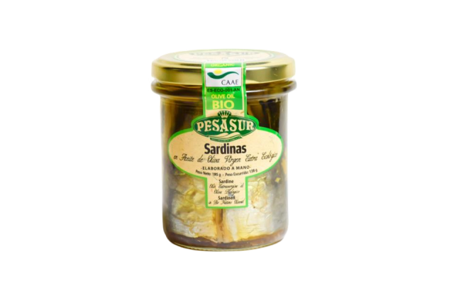 SARDINAS 3/4 PIEZAS BOTE 195 GR